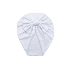 Load image into Gallery viewer, Luxury Modern Baby Headband Hat Bowknot Print Cotton Stretchy Turban Headband Infant Head Wrap Beanie Hat  For Babies and Kids

