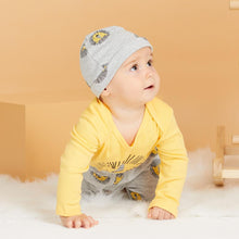 Load image into Gallery viewer, Autumn and Winter Cotton Lion Casual Baby Bodysuit Pants Hat Suit Pajamas Set OFr Boys And Girls Kids
