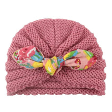 Load image into Gallery viewer, New  Handmade Cotton Girl Hat Autumn Winter Baby Boy Girl Hat Colorful Bow Elastic Cute Baby Turban In Elegant Design
