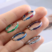 Load image into Gallery viewer, Healthcare Weight Loss Hoop Earrings Slimming Chakra Stainless Steel Healthy Stimulation Acupoint Gallstone Fashion Earrings
