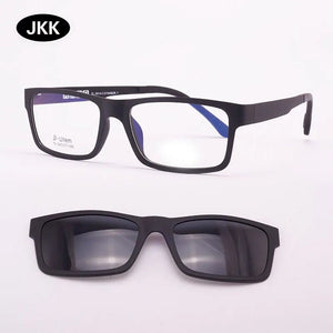 Ultra-lightGlasses Magnet Clip on Sunglasses Myopia Frame Polarized Eyeglasses Functional 3D Glasses Ultem Uv 400 Glasses jkk70