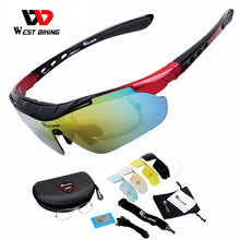 Load image into Gallery viewer, WEST BIKING Cycling Polarized Eyewear Glasses Bicycle Sunglasses Mountain Road Bike Men Women Sport Glasses Cycling Equipment
