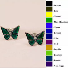 Load image into Gallery viewer, Exquisite Butterfly Stud Earrings Color Change Emotion Feeling Mood Earrings Cocktail Party Women&#39;s Temperature Earrings Jewelry
