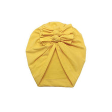 Load image into Gallery viewer, Luxury Modern Baby Headband Hat Bowknot Print Cotton Stretchy Turban Headband Infant Head Wrap Beanie Hat  For Babies and Kids
