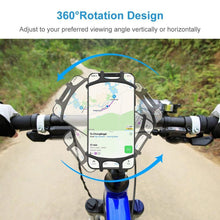 Load image into Gallery viewer, Unbreakable Bike Black Mount Phone Bicycle Mobile Cellphone Holder Motorcycle Support
