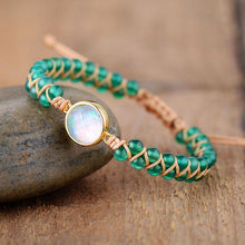 Load image into Gallery viewer, Handmade Luxury Wax  Elegant Bracelet With Stone In Modern Colorful Design For Woman and Ladies
