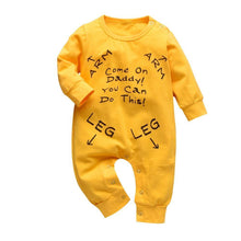 Load image into Gallery viewer, Newborn Baby Rompers Pajama Cotton Cute Letter I Love Daddy and Mummy Long Sleeve rompers Clothes For Baby Kids
