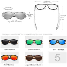 Load image into Gallery viewer, Luxury Brand New Fashion Bamboo Handmade Classic Men Sunglasses Retro Vintage Women Wood Sunglasses UV400 Eyewear Gafas De Sol
