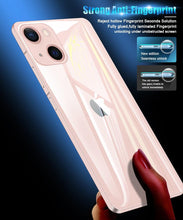 Load image into Gallery viewer, Full Cover iPhone 14 13 11 12 XS MAX XR X 7 8 6 6S SE Pro MAX Plus Mini Soft Back Phone Screen Protector Anti Bubble/Scratch Ultra Thin Tempered Glass Screen Protector
