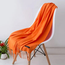 Load image into Gallery viewer, 2022 Tassel Women’s Scarf – Designer Shawl, Wrap &amp; Hijab Pashmina
