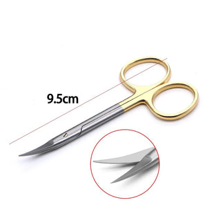 9.5CM Ordinary cheap medical surgical eye scissors beauty scissors cut tissue scissors