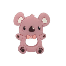 Load image into Gallery viewer, Food Grade Silicone Teethers Animal Fox Koala  Teether  Baby Silicone Chew Charms Kids Teething Gift Toddler Toys

