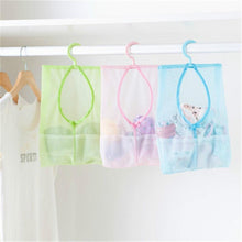 Load image into Gallery viewer, Bathroom Multifunctional Hanging Storage Mesh Bags Eco-Friendly Mesh Bath Toys Baskets For Bathroom For Storage Items
