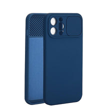 Load image into Gallery viewer, Sliding Lens Protective Silicone Case For iPhone 11 Pro Max Mini 12 Pro 13 Push Cover iphone Slide Camera Cover Case with Camera Lens Protector Cover Silicone Bumper Slim Phone Cover Compatible with iPhone
