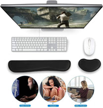 Load image into Gallery viewer, Ergonomic Mouse Pad with Wrist Rest - Non-Slip Base for Office &amp; Gaming

