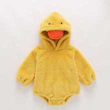 Load image into Gallery viewer, Luxury Modern Newborn Baby Boy/Girl Clothes Long Sleeve Hoddies Bear Zipper Baby Romper Clothes Autumn Winter Season For Kids and Baby
