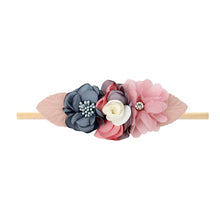 Load image into Gallery viewer, Handmade Luxury Pearl Baby Headbands Bundle Nylon Elastic  Newborn Hair Accessories for Girls Kids
