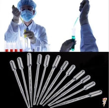 Load image into Gallery viewer, 10Pcs 3ML Transparent Pipettes Disposable  Plastic Eye Dropper Transfer Graduated Pipettes For Resin Silicone Mold
