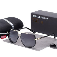 Load image into Gallery viewer, Luxury Elegant Square Polarized Sunglasses Brand Driving Glasses for Men and Boys With UV400 Protection
