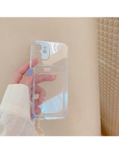 Load image into Gallery viewer, Transparent Mobile Phone Case For iPhone 11 12 13 14Mini case For iphone 11 Pro X XS Max XR 7 8 Plus SE Case Cover Soft Silicone Wallet Card Holder
