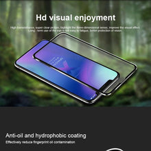 Load image into Gallery viewer, 10D Curved Edge Aluminum Alloy Tempered Glass for iPhone X XS MAX 11 12 Pro Max mini 6 6S 7 8 Plus Full Cover Screen Protector  Titanium Alloy Metal Edge Full Coverage Front Tempered Glass Screen Protector for iPhone
