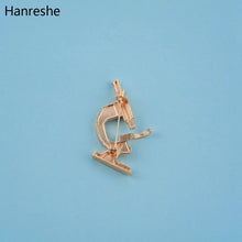 Load image into Gallery viewer, Hanreshe Classic High Quality Microscope Brooch Pin Zinc Alloy Medical Equipment Medical Pins For Doctors Nurses Lapel Jewelry
