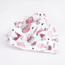 Load image into Gallery viewer, Baby Bibs Waterproof Triangle Cotton Cartoon Child Bibs Dribble Bibs Newborn Slabber Absorbent Cloth For Kids
