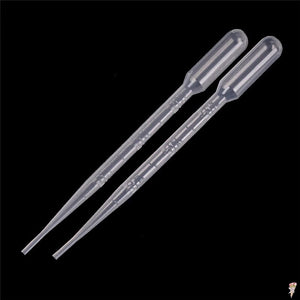 20PCS 3ml Disposable safe Plastic Eye Dropper Transfer Graduated Pipettes  Practical Transparent Pipettes Educational Supplies