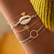 Load image into Gallery viewer, Modern Fashion New Luxury Different Style Elegant Elephant Tree Of Life Tassel Chain Bracelet Sets For Women Jewelry Trend Sets For Her

