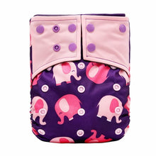 Load image into Gallery viewer, Baby Cloth Diaper Reusable Adjustable Pocket Nappy Cover Fit All Diaper Reusable Nappies Cotton  In Modern Trend Printed Design For Unlimited Uses
