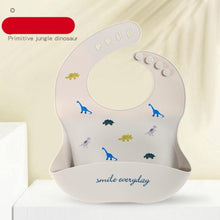 Load image into Gallery viewer, Silicon Breastplate Baby Bib Waterproof Solid Infant Bandana Bibs Newborn Feeding Burp Cloth Bib For Kids
