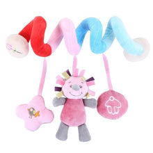 Load image into Gallery viewer, Modern Baby Development Giraffe Animal Hand Bells Rattles Handle Toys Stroller Hanging Teether Baby Toys For Kids
