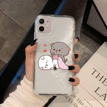 Load image into Gallery viewer, Cat Phone Case For Iphone 11 12 13 Mini Pro Xs Max 8 7 6 6s Plus X 5s Se 2020 Xr Case Polycarbonate Printed Colorful Design Silicone Phone Case
