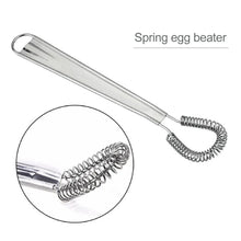 Load image into Gallery viewer, 1PC Spiral Stainless Steel Whisk Egg Beaters Tool Cream Stirring  Home Baking Cooking Kitchen Appliances 20 CM
