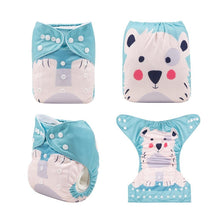 Load image into Gallery viewer, Most Popular Digital Position Baby Cloth Diaper with Microfiber Insert In Modern Printed Design For Baby Boys and Baby Girls KIds
