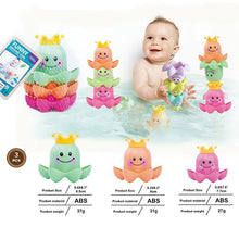 Load image into Gallery viewer, Kids Ocean Life Octopus Stacking Cups Bath Toy Children Play Educational Cute Cartoon Bathroom Toys
