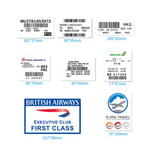 Load image into Gallery viewer, 10/30PCS Boarding Pass Air Tickets Graffiti Stickers DIY Travel Luggage Guitar Laptop Waterproof Classic Cool Stickers Kid Toy
