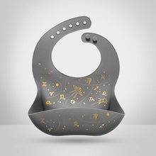 Load image into Gallery viewer, Luxury Modern Bibs Waterproof Soft Silicone Kids Girl Boy Adjustable Children Bib Cute Cartoon Print Baby Feeding Stuff For Kids
