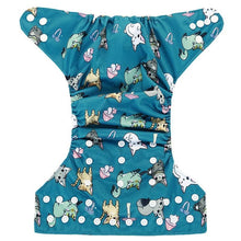 Load image into Gallery viewer, 1Pcs Reusable Cloth Diaper Adjustable Baby Nappies Washable Nappy Durable Baby Diaper

