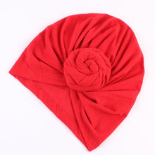 Load image into Gallery viewer, Modern Cotton Hat Handmade Baby Girls Turban Hats Twist Knot Women Caps For Mom And Daughter In Elegant Design
