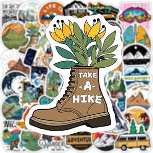 10/30/50PCS Outdoor Travel Landscape Graffiti Stickers Car Bike Travel Luggage Guitar Laptop Waterproof Classic Toy Cool Sticker