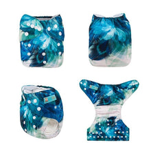 Load image into Gallery viewer, ModernLuxury Printed Baby Cloth Diaper Reusable Cloth Nappy Snap Adjustable Pocket Diaper Nappies For Baby Kids
