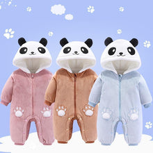 Load image into Gallery viewer, Elegant Baby Clothes Rompers Jumpsuits Newborn Cartoon Little Bee Rabbit Ears Zipper Clothes Cotton Jackets For Kids

