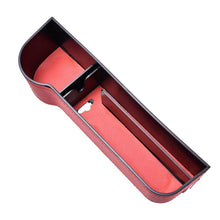 Load image into Gallery viewer, Multifunctional Car Seat Gap Storage Box Cup PU Leather Pocket Catcher Organizer Phone Bottle Cups Holder Car Accessories
