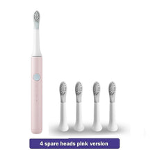 Load image into Gallery viewer, Sonic Toothbrush Electric Powerful  Optional Modes Cleaning Travel Toothbrushes With Brush Heads for Adults Random Color Perfect Teethbrush
