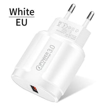 Load image into Gallery viewer, Quick Charge QC 3.0 USB Charger Universal Mobile Phone Charger Wall Fast Charging Adapter
