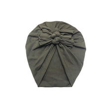 Load image into Gallery viewer, Luxury Modern Baby Headband Hat Bowknot Print Cotton Stretchy Turban Headband Infant Head Wrap Beanie Hat  For Babies and Kids
