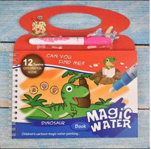 Load image into Gallery viewer, Montessori Coloring Book Doodle &amp; Reusable Magic Pen Painting Drawing Board For Kids Baby Educational Birthday Toy

