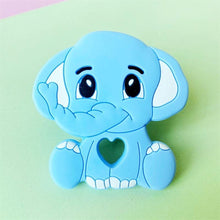 Load image into Gallery viewer, Cartoons Silicone Teether Mini Elephant  Animal Rodents Chewable Toys  Products For Parents Baby Boys And Girls
