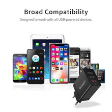 Load image into Gallery viewer, 30W Quick Charge 3.0 USB Charger QC3.0 QC Fast Charger Multi Plug Wall Mobile Phone Charger For Mobile Phones

